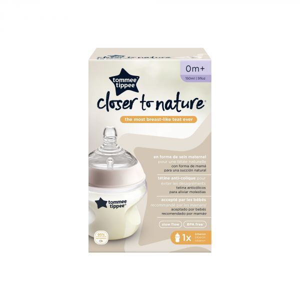 Biberon Closer to Nature 150ml débit lent