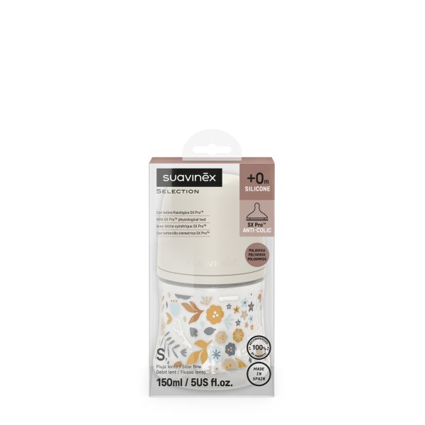 Biberon 150 ml avec tétine SX Pro S Wonderland Beige
