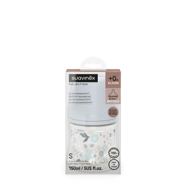 Biberon 150 ml avec tétine SX Pro S Wonderland Bleu