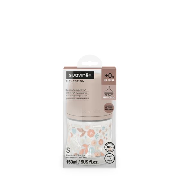 Biberon 150 ml avec tétine SX Pro S Wonderland Rose