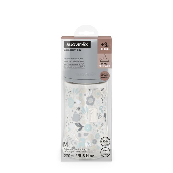 Biberon 270 ml avec tétine SX Pro M Wonderland Bleu