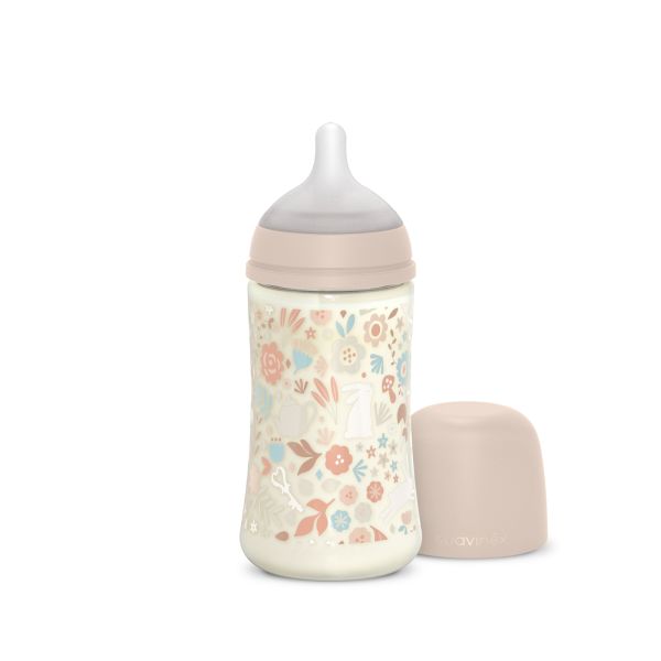 Biberon 270 ml avec tétine SX Pro M Wonderland Rose