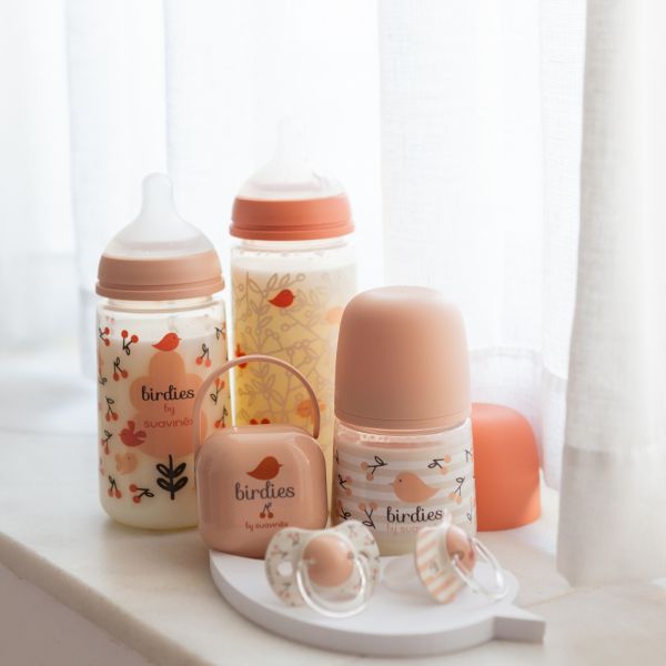 Biberon bébé 270 ml SX Pro Birdies Rose