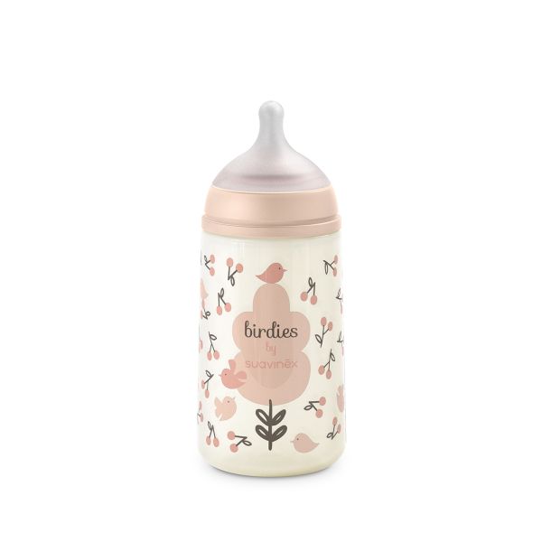 Biberon bébé 270 ml SX Pro Birdies Rose
