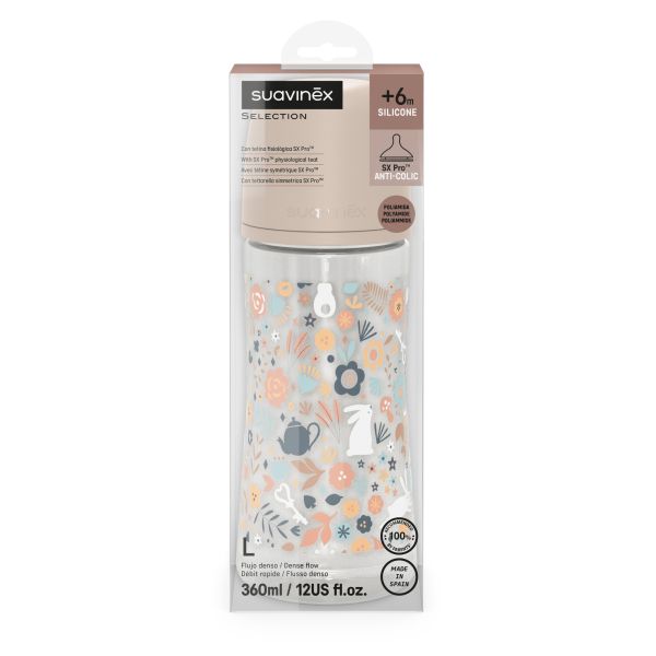 Biberon 360 ml avec tétine SX Pro L Wonderland Rose