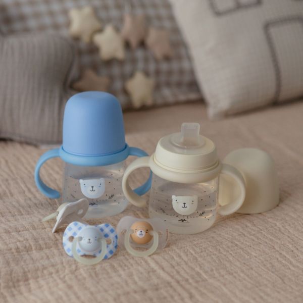 Biberon à anses bébé 150 ml Wild&ampFree Bleu