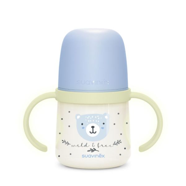 Biberon à anses bébé 150 ml Wild&ampFree Bleu
