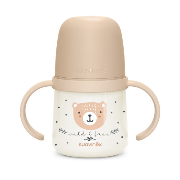 Biberon à anses bébé 150 ml Wild&ampFree Marron