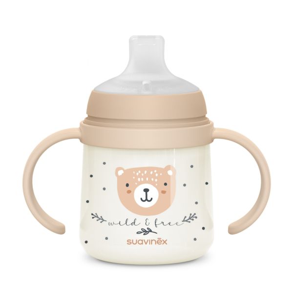 Biberon à anses bébé 150 ml Wild&ampFree Marron