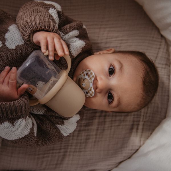 Biberon à anses bébé 150 ml Wild&ampFree Marron