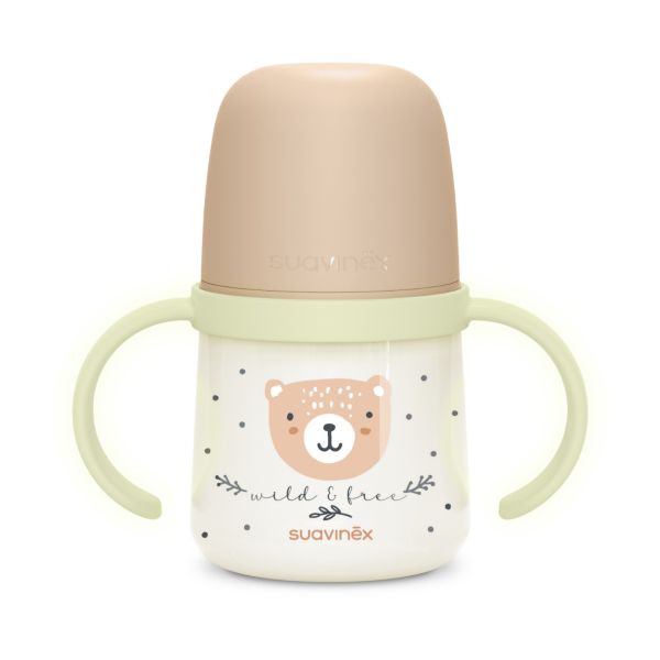 Biberon à anses bébé 150 ml Wild&ampFree Marron