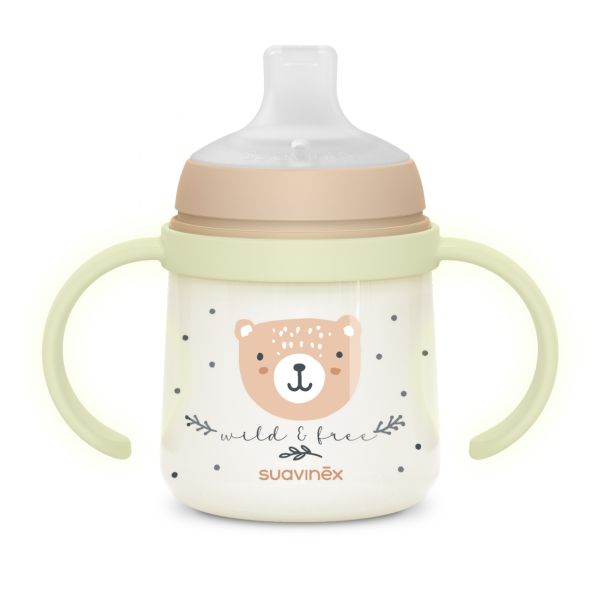 Biberon à anses bébé 150 ml Wild&ampFree Marron