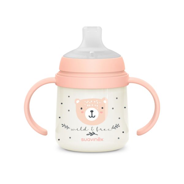 Biberon à anses bébé 150 ml Wild&ampFree Rose