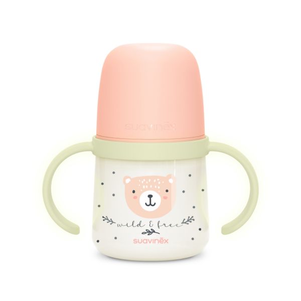 Biberon à anses bébé 150 ml Wild&ampFree Rose