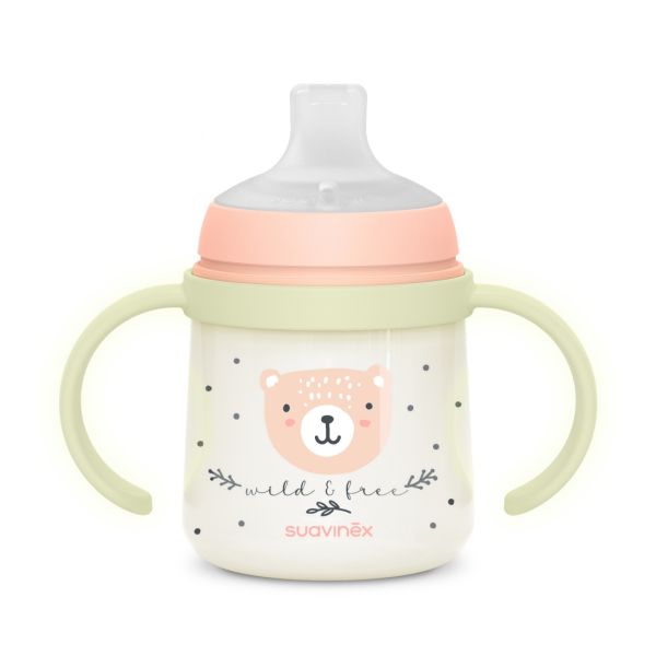 Biberon à anses bébé 150 ml Wild&ampFree Rose