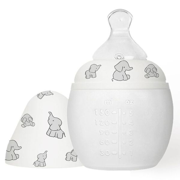 Biberon anti-colique en silicone medical 150 ml Elephant