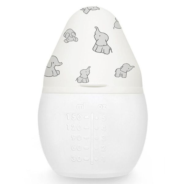 Biberon anti-colique en silicone medical 150 ml Elephant