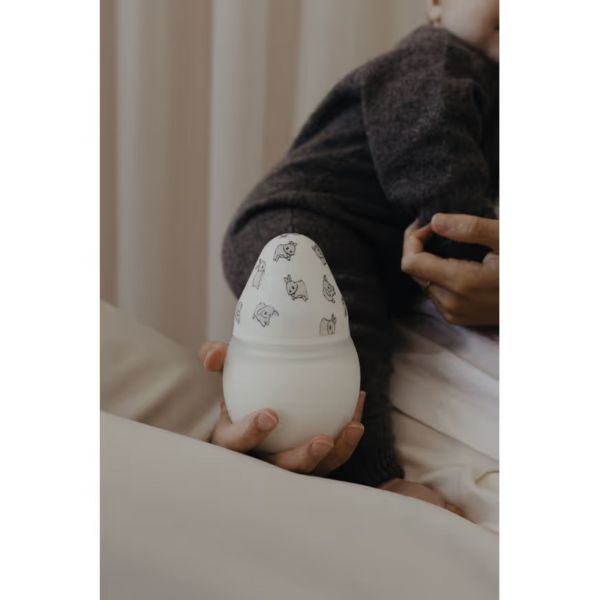 Biberon anti-colique en silicone medical 150 ml, That's Mine, Lapins