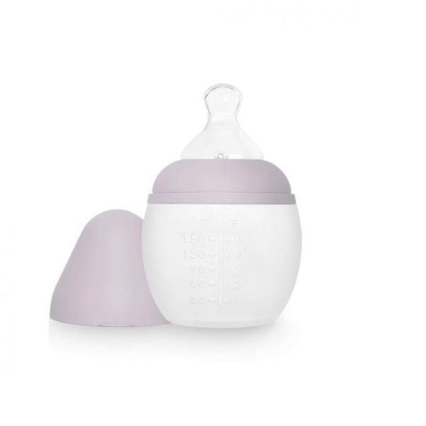 Biberon anti-colique en silicone medical 150 ml, Lilas
