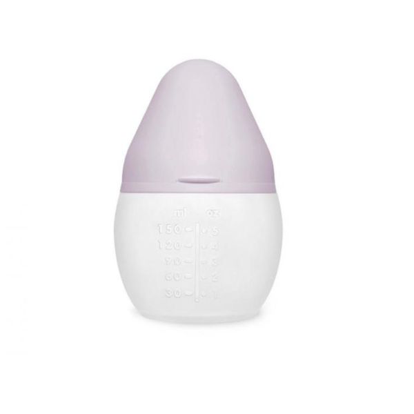 Biberon anti-colique en silicone medical 150 ml, Lilas