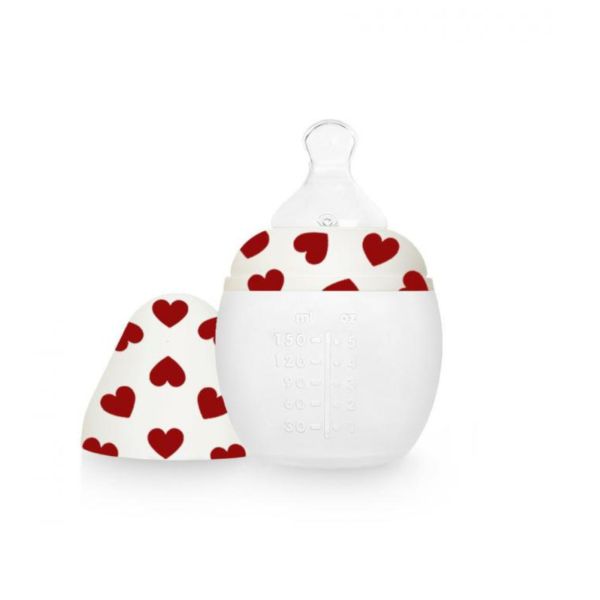 Biberon anti-colique en silicone medical 150 ml, Plein d'amour