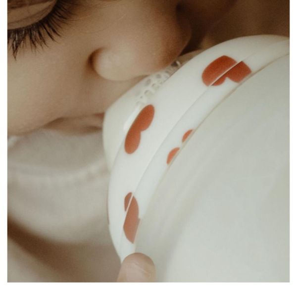 Biberon anti-colique en silicone medical 150 ml, Plein d'amour