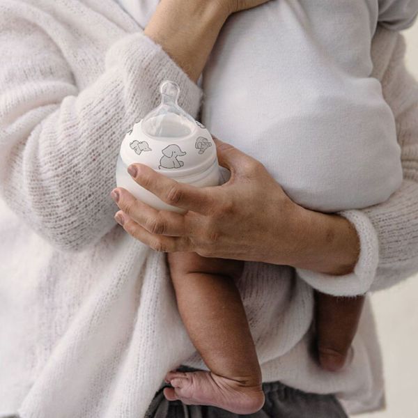 Biberon anti-colique en silicone medical 240 ml Elephant