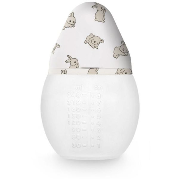 Biberon anti-colique en silicone medical 240 ml, That's Mine, Lapins