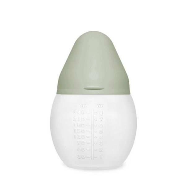 Biberon anti-colique en silicone medical 240 ml, Sauge