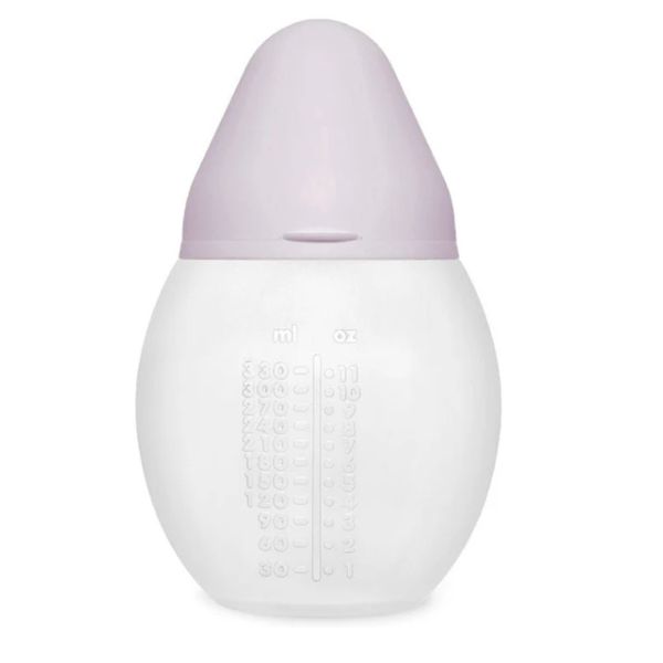 Biberon anti-colique en silicone medical 330 ml, Lilas