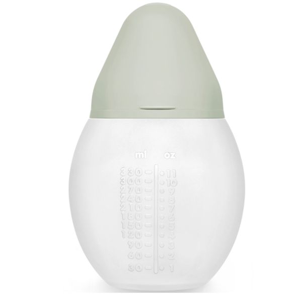 Biberon anti-colique en silicone medical 330 ml, Sauge