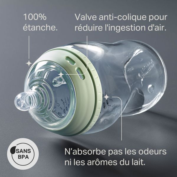 Biberon anti-colique Natural Start en verre 150ml