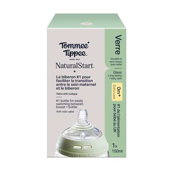 Biberon anti-colique Natural Start en verre 150ml