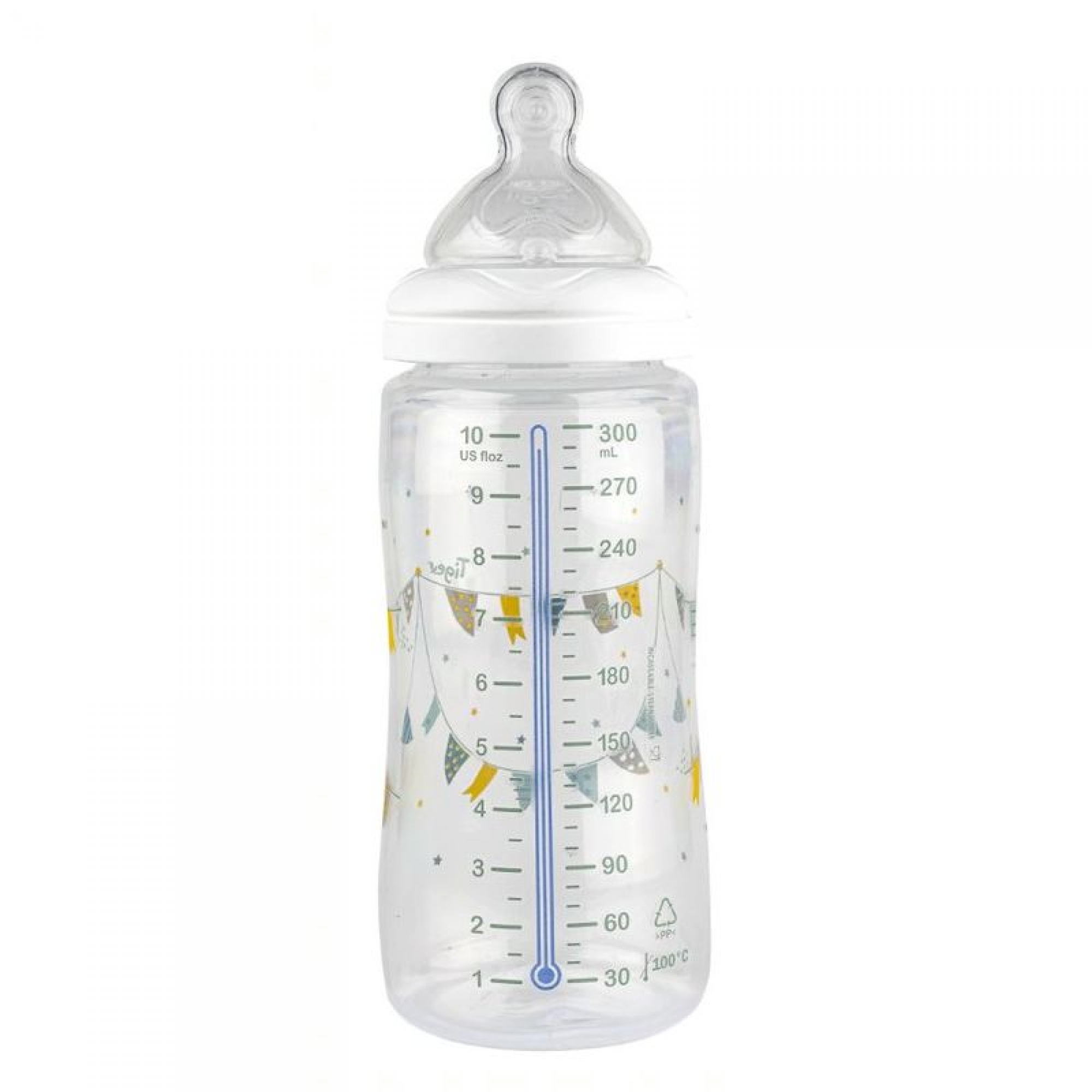 Tigex Biberon Multiflow 300ml bleu Made In Bébé