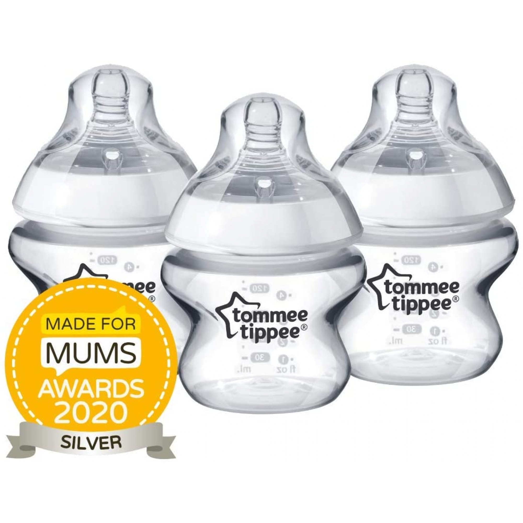 Tommee Tippee Lot De 3 Biberons Closer To Nature 150ml Made In Bebe Tommee Tippee Lot De 3 Biberons Closer To Nature 150ml Made In Bebe