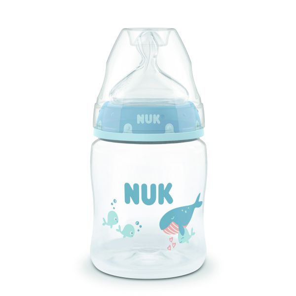 Biberon First Choice+ 150 ml silicone 0m+ S Baleine