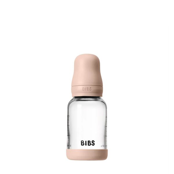 Biberon en verre Anti colique 120 ml Blush + tétine Latex