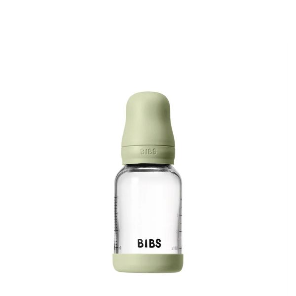 Biberon en verre Anti colique 120 ml Sauge + tétine Latex
