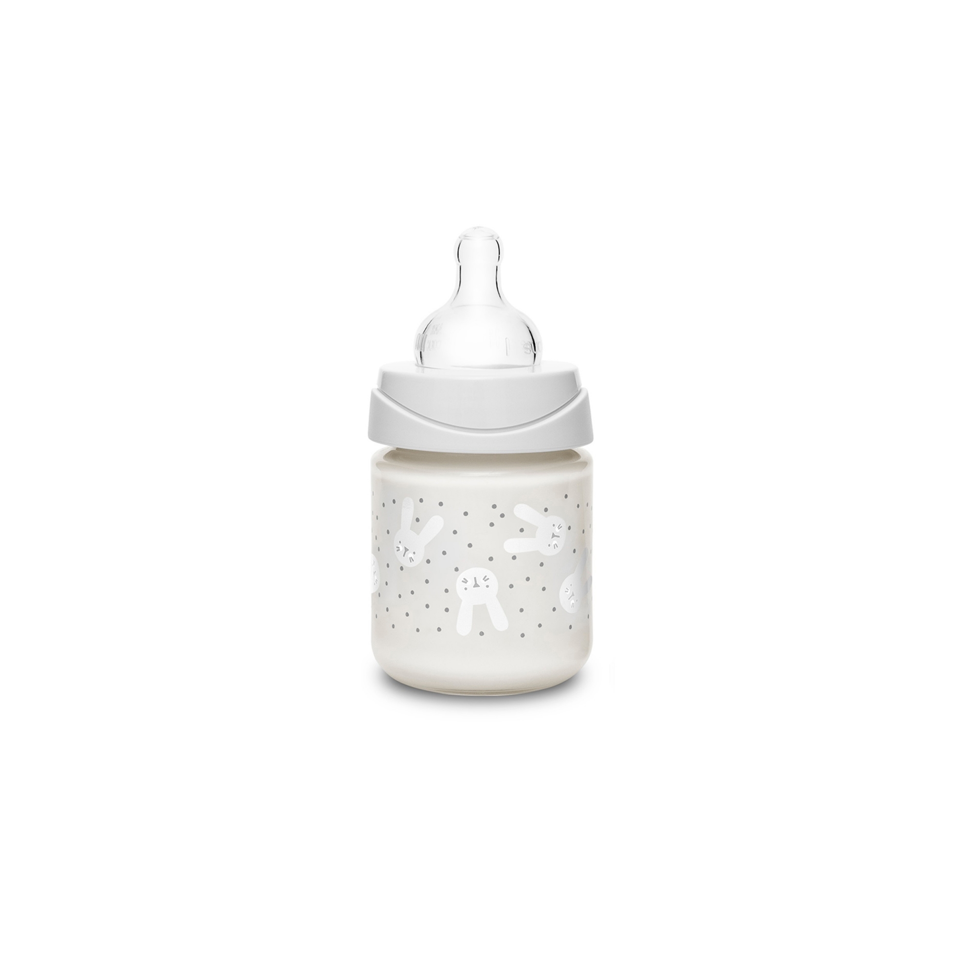 Suavinex Biberon En Verre 1 Ml Hygge Baby Lapin Gris Made In Bebe