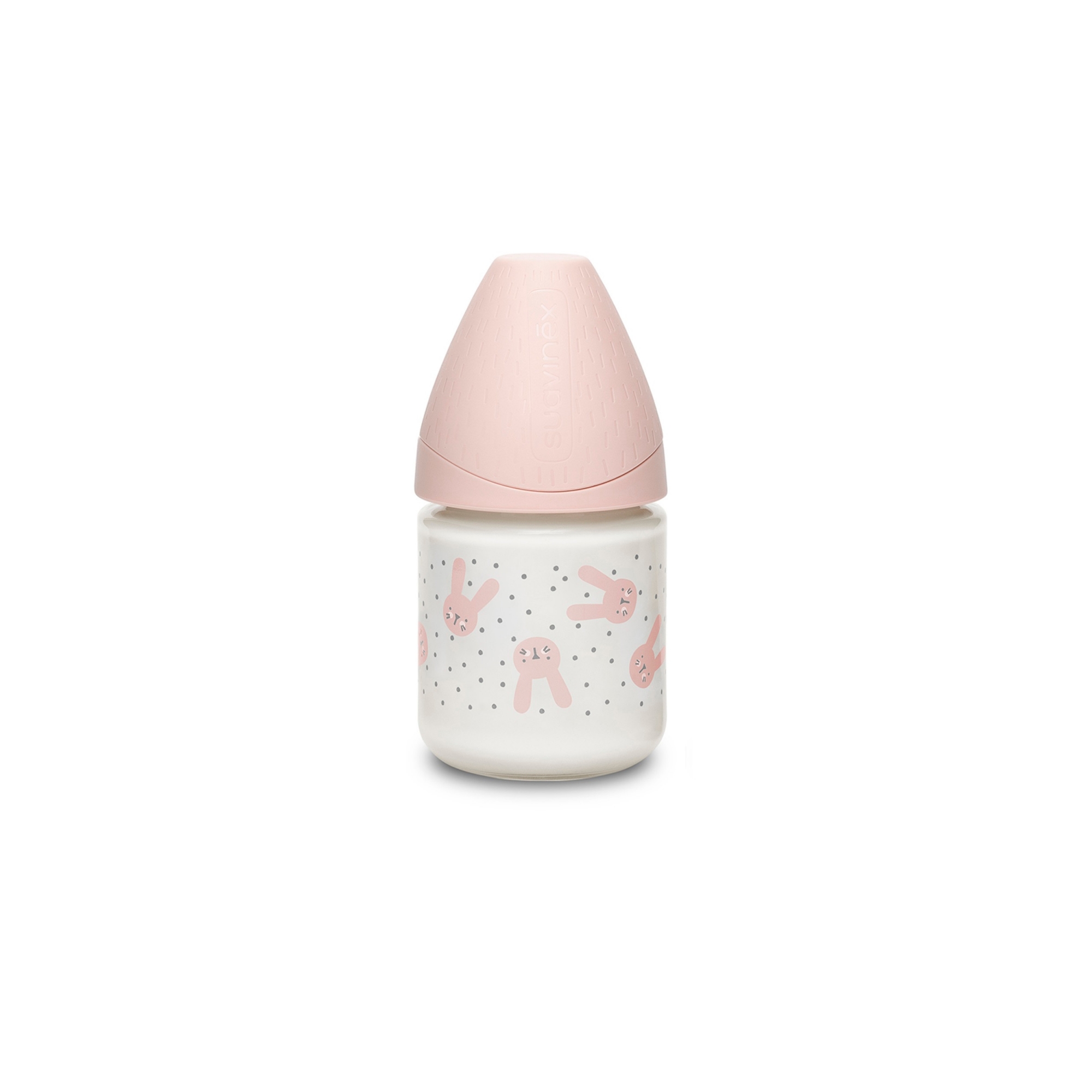 Suavinex Biberon En Verre 1 Ml Hygge Baby Lapin Rose Made In Bebe