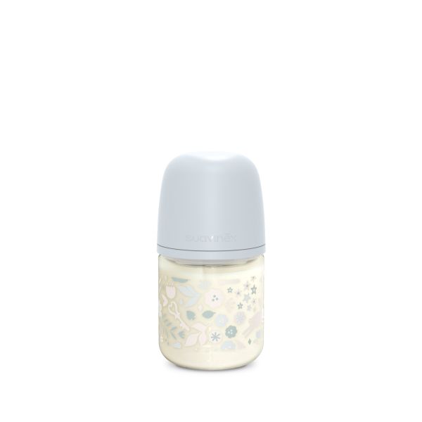 Biberon verre 120 ml avec tétine SX Pro S Wonderland Bleu