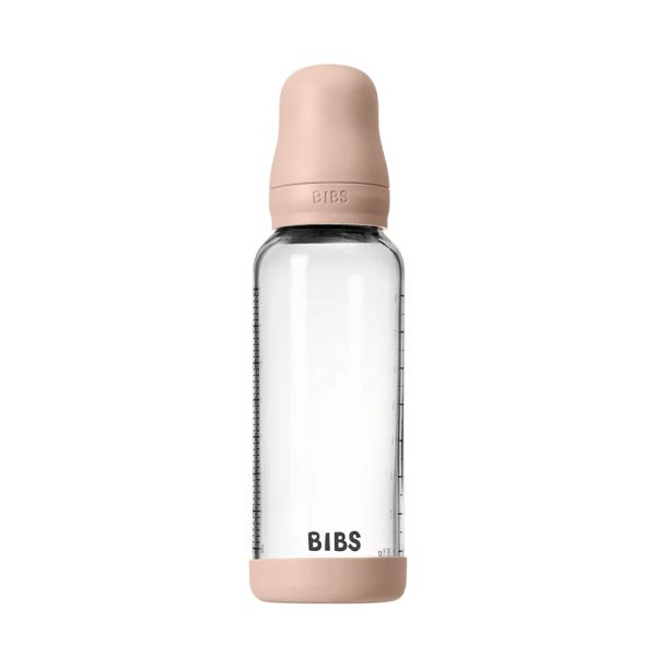 Biberon en verre Anti colique 240 ml Blush + tétine Latex