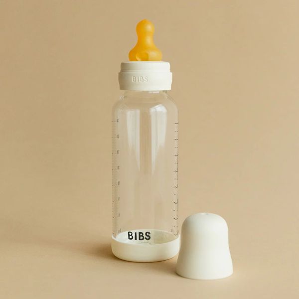 Biberon en verre Anti colique 240 ml Blush + tétine Latex