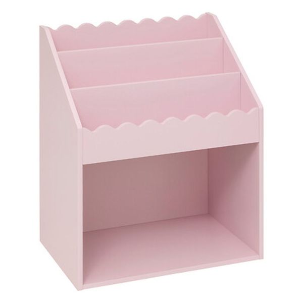 Bibliothèque enfant festonnée Rose