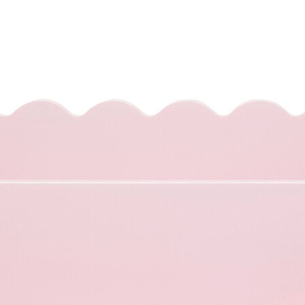 Bibliothèque enfant festonnée Rose