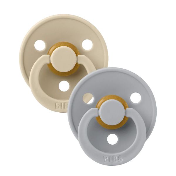 Pack de 2 sucettes physiologiques Latex Pacifier Taille 1 -  Vanille / cloud