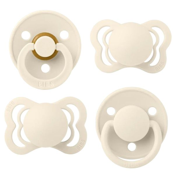 Pack de 4 sucettes Try-It ivoire