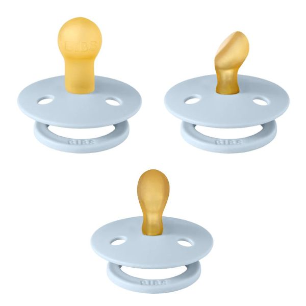 Pack de 3 sucettes Try-It Baby blue
