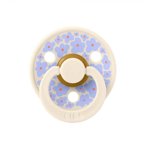 Pack de 2 sucettes Colour Caoutchouc Jasmine 6 mois+ Ivory Mix