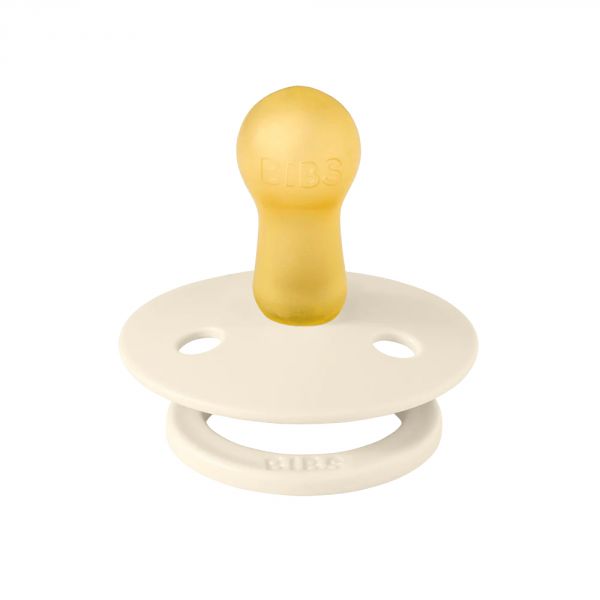 Pack de 2 sucettes Colour Caoutchouc 0-6 mois Pin Ivory Hush Mix